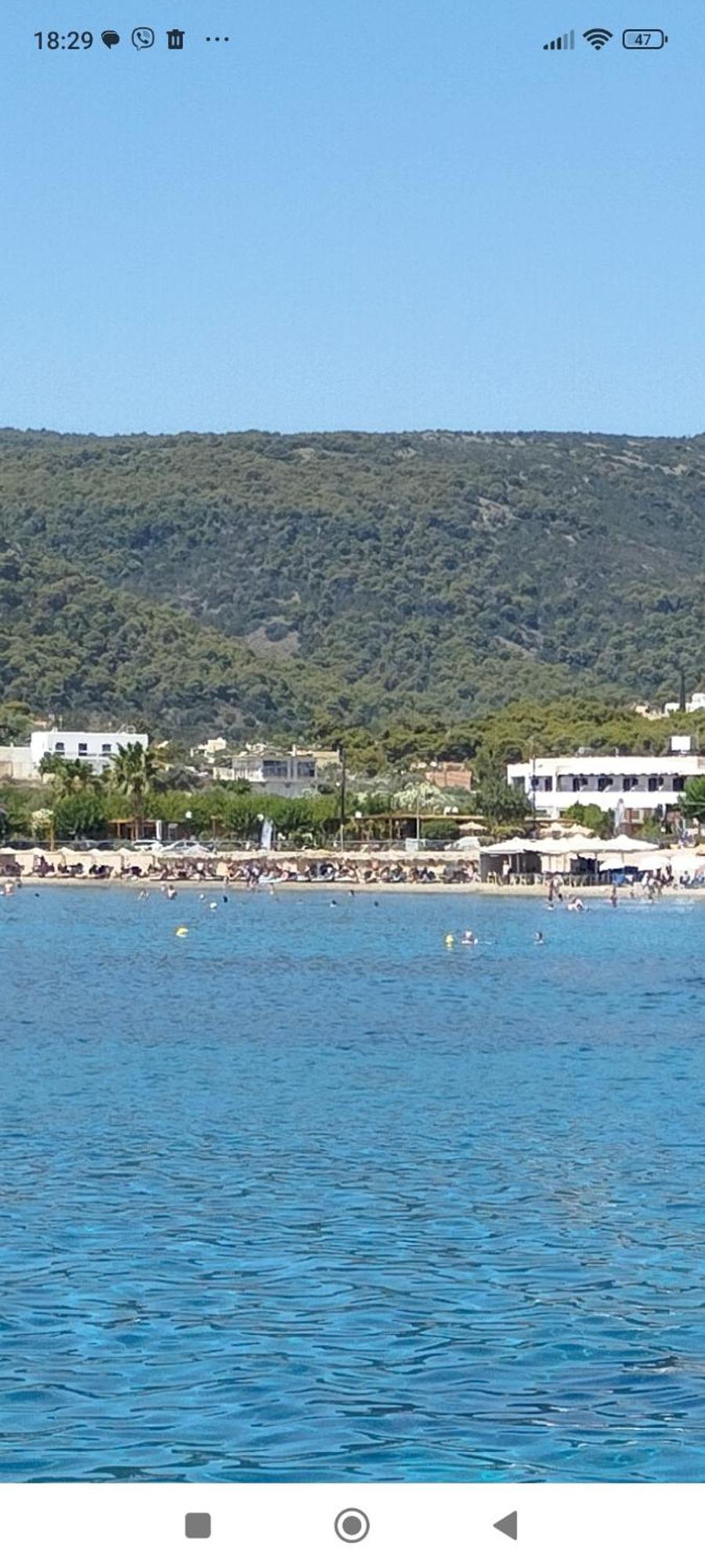 Παραθαλασσιο Στουντιο Μιχαλιας Sea View Studio Michalias Νουμερο 8 Agia Marina  Экстерьер фото